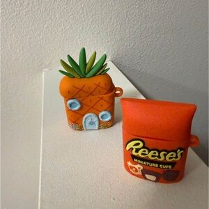 SpongeBob & Reese's Orange Silicone AirPod Cases